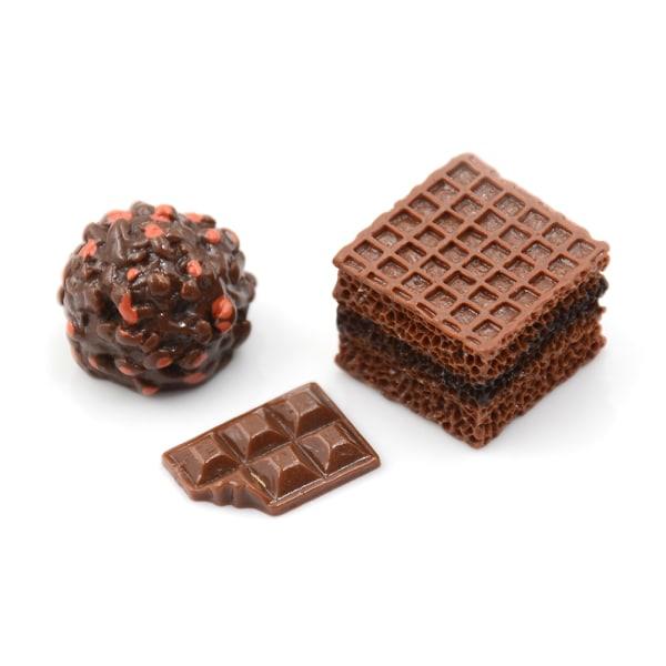 30 stk 1:12 Dukkehus Miniature Håndværk Prydnad Dukkehus Desserter Jul