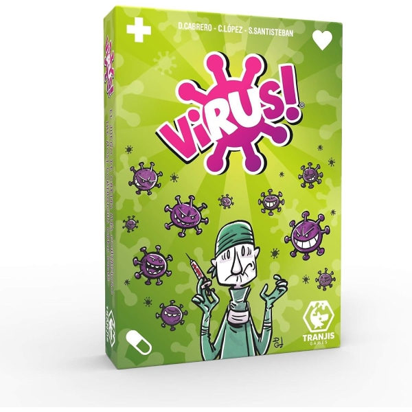Tranjis Games - Virus! - Kortspil, 8 til 99 år (trg-01vir)