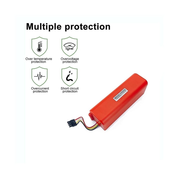 Brr-2p4s-5200s 14,4v 5200mah Ersättningsbatteri för Roboterdammsugare för S55 S60 S65 S50 S51 S5