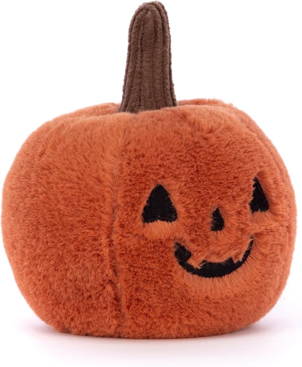 Halloween Läskig Jack O Lantern Pumpa (10 cm x 9 cm)
