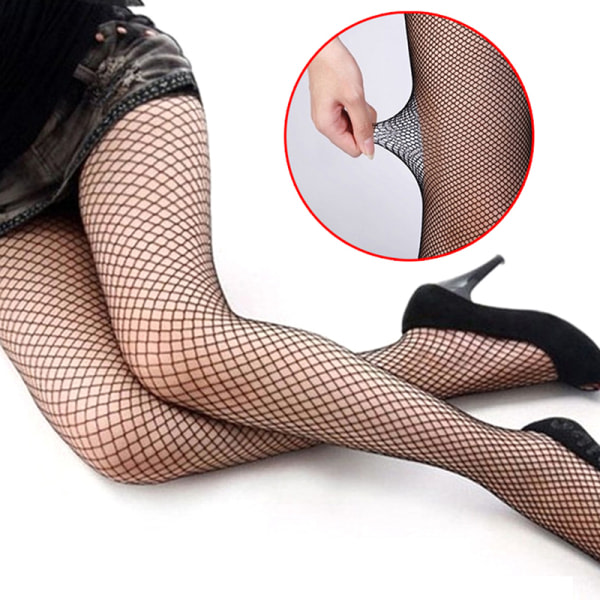 Sommar Lolita Nätstrumpor Fisknät Strumpbyxor Mesh Wa Large mesh