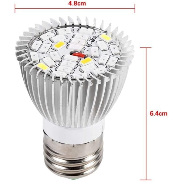 CDQ Grow Lamp, LED 10W E27 High Power Full Spectrum LED Panel