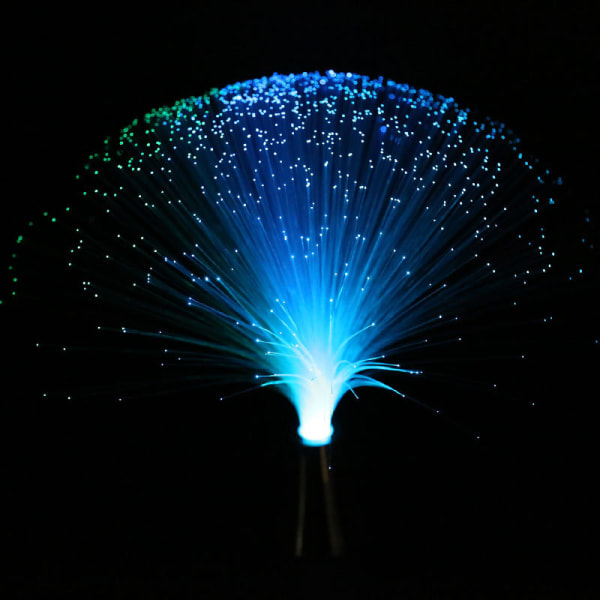 Färgglad färgskiftande fiberoptisk stjärnhimmel lysande bordslampa