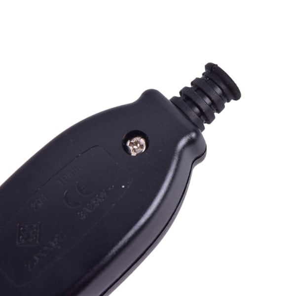 Vedenpitävä in-line-virtakytkin johtokytkin IP65 pyöreä johtoliitin D Musta 1 kpl Black 1Pc