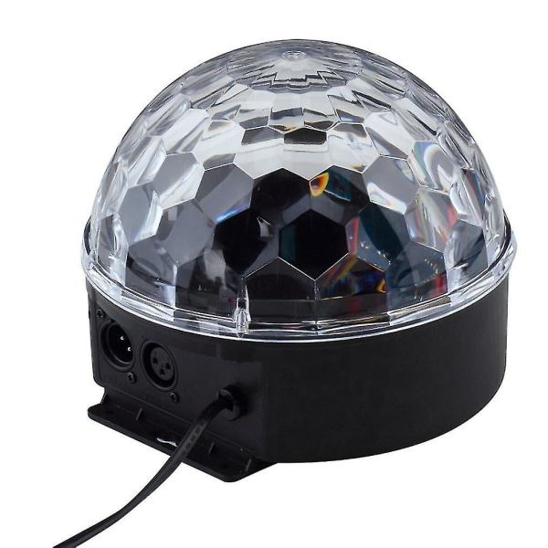 6 farver Led Crystal Magic Ball Effekt Lys Disco Dj Scenefest