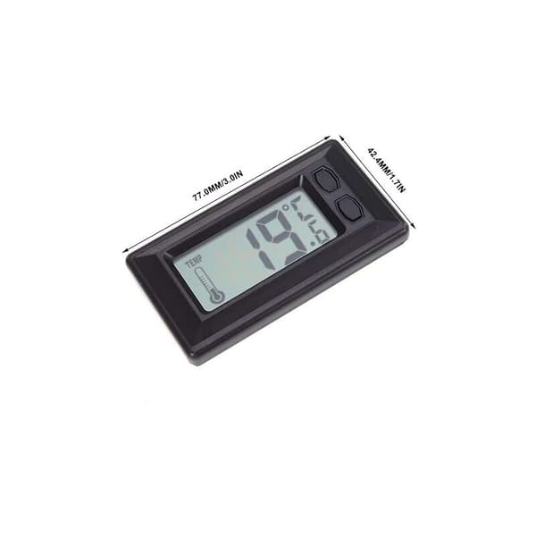 SHINING HOUSE Mini Digital Biltermometer Sort