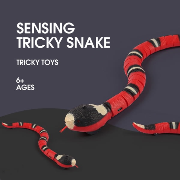 Smart Sensing Snake Cat Leksaker Elektron interaktiva leksaker för katter 1st 1pc