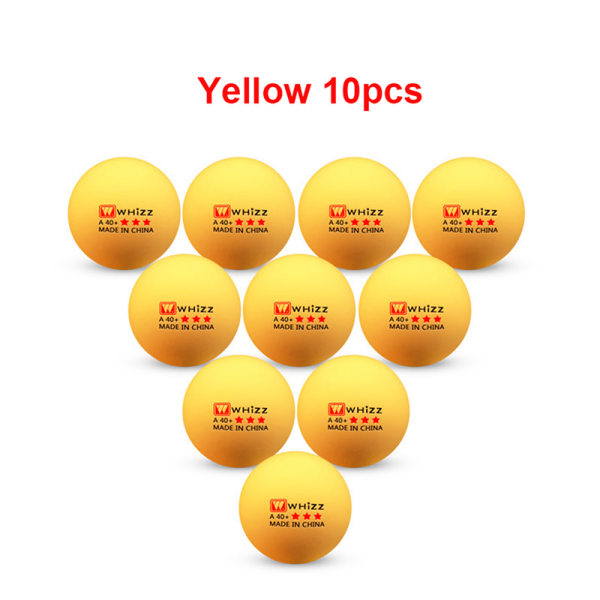 10/50 st Bordtennisboll 3 stjärnor Tävlingsträningsbollar P Gul 10PCS Yellow 10PCS