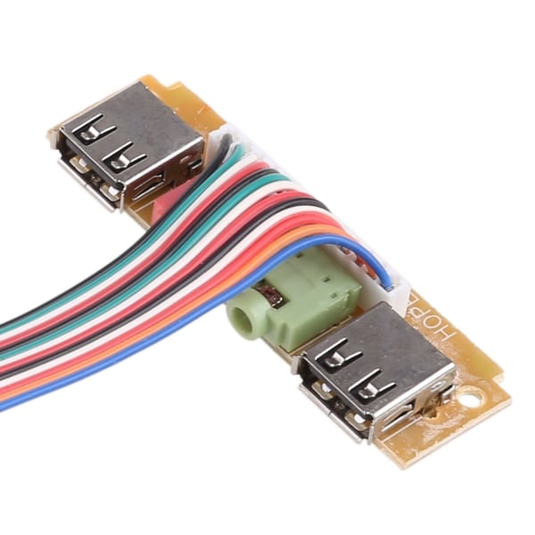 USB PC-computer til kabinet 6CM frontpanel USB-lydport mikrofon hovedtelefonkabel Compu
