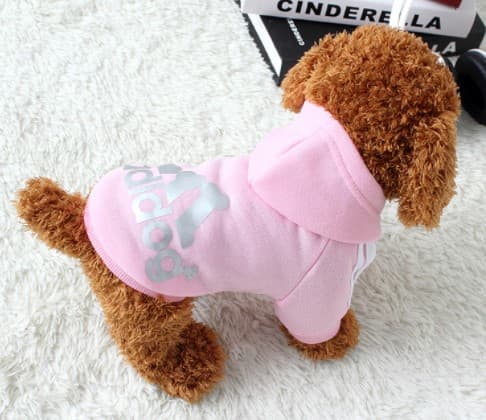 BrightHome Adidog Kæledyrstøj til Hunde - Lille, Medium, Stor, Grå Gray Length30cm Chest40 Cm Approx