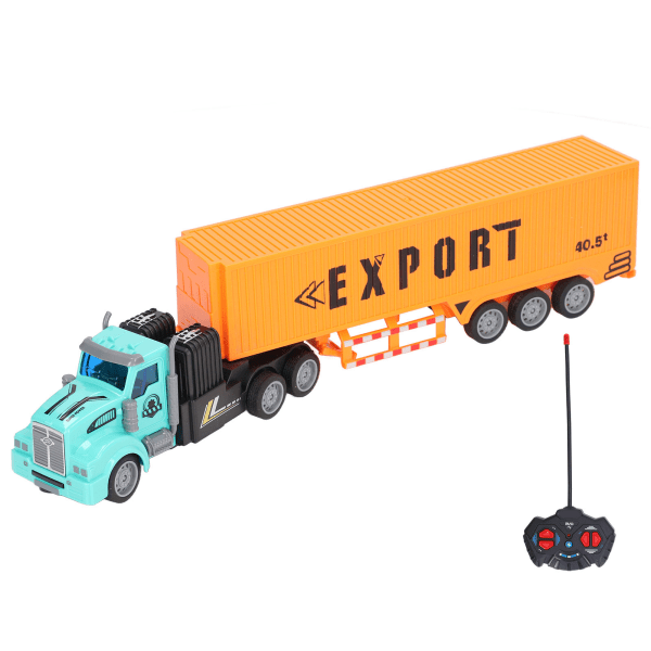 Skala 1:48 Fjernkontroll Semi Truck High Simulering RC Carrier Transportbil for barn
