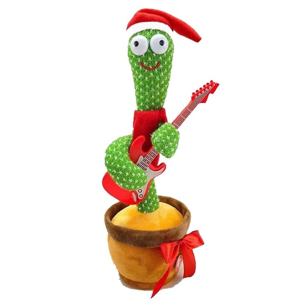 Joululaulu- ja tanssikaktuslelu tanssiva kaktusvauva tanssiva kaktusjäljitelmälelu