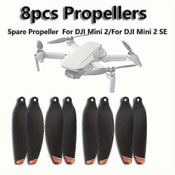8 stk propeller for DJI Mini 2 SE/lavstøypropeller/tilbehør for DJI MINI SE