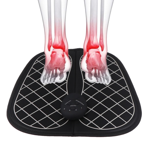 Elektrisk opvarmet Comfort Ben Fodmassager Shiatsu Æltning Circ Sort one size Black one size