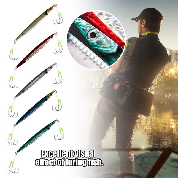 Metallikalastusuistin koukulla Jig Bait COLOR B COLOR B Väri B