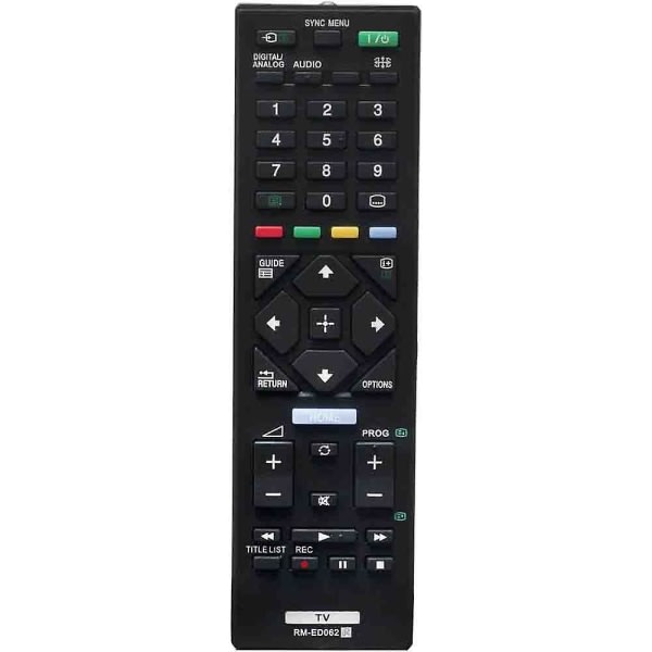 RM-ED062 Fjernkontroll erstatning for Sony TV ED054 KDL-32R423A 32R424A