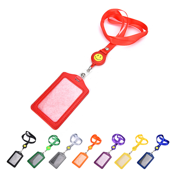 ID-kortinpidike Badge Sisäänvedettävä rulla Recoil ID-kortti Lanyard musta Yksi koko black One Size