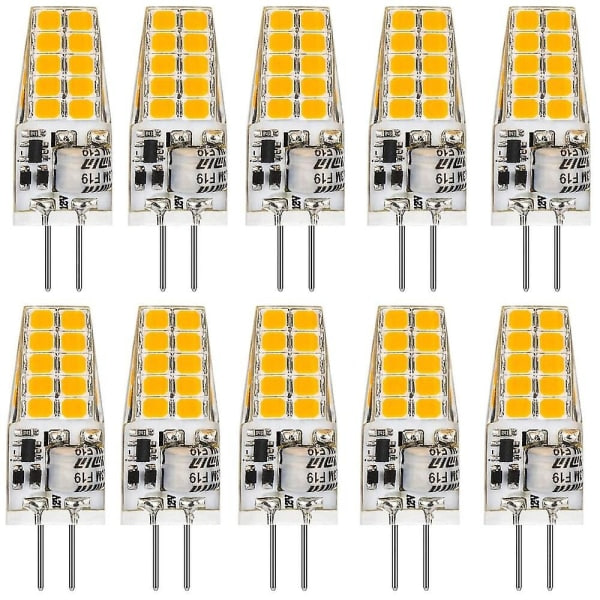 10 kpl G4 LED-lamppua 3w korvaa Jc Halogeeni 30w hehkulampun himmennettävä Ac