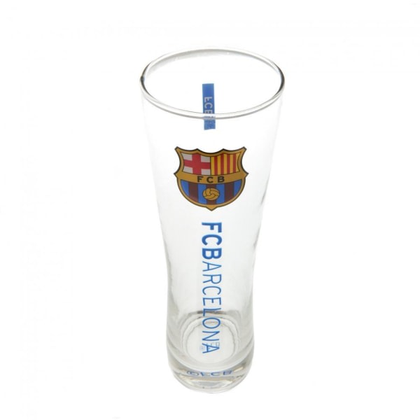 FC Barcelona Official Tall Beer Glass One Size Burgundy/Blue Burgundy/Blue One Size
