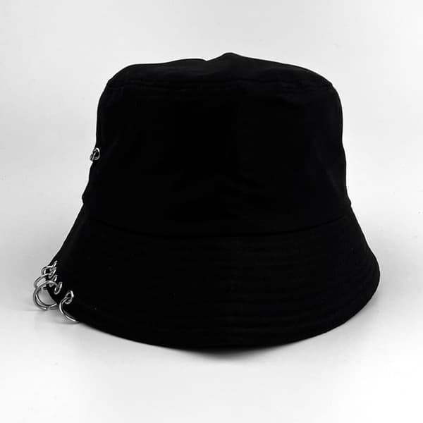 Unisex bøttehatt trykk vendbare dobbeltsidige solhatter