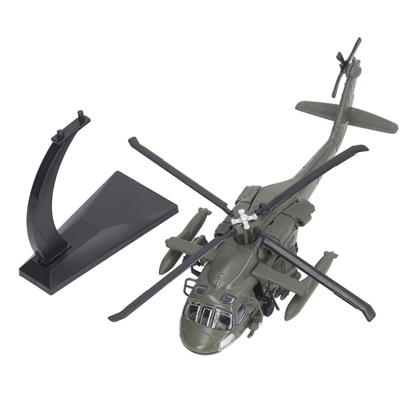 Alloy Diecast Ljud Ljus Beväpnad Helikopter Malli Leksak Kid Attack Helikopter Leksak Heminredning Typ 2