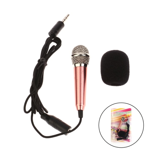 3,5 mm Karaoke Mic-hodetelefoner Mini Stereo Hodetelefoner In-Ear Headset Blå uten Headset Blue no Headset