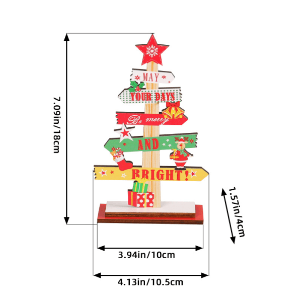2023 jul träprydnader Hong Kong älskar julhantverk A one size