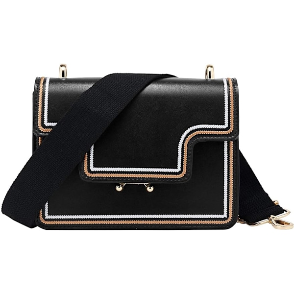 Bred axelrem för byte av justerbart bälte Canvasväska Crossbody-handväska