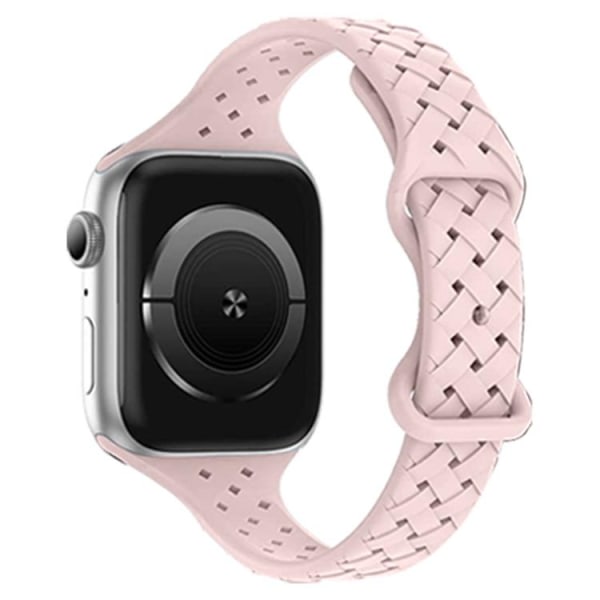 Apple Watch 7/8/SE/Ultra (38/40/41 mm) ArmBand Weave - Rosa