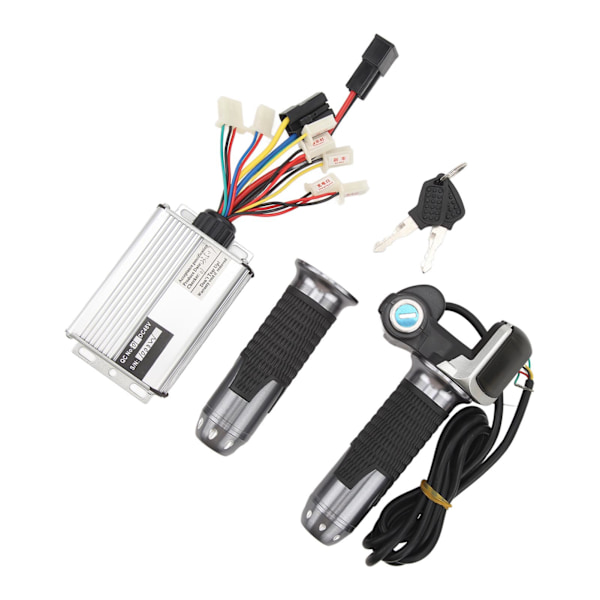 Elcykel Konverteringskit 48V 1000W Kontroller 48V Gasreglage med Lås Fyrkantig Display för DC-Motorer 0.6
