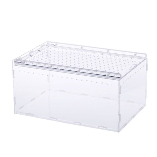 Akryl Terrarium för Reptiler, Insekter, Tarantulor, Sniglar, Spindlar