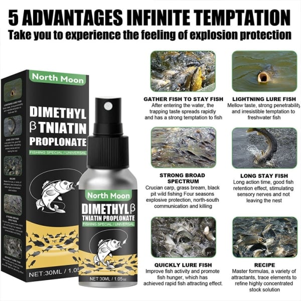 Fiskelokkemiddel Portable Fish Attraktiv spray