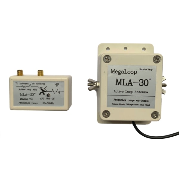 MLA-30+ Plus 0.5-30MHz keskipitkän aallon ulkoantenni katolle - Aktiivinen vastaanottoluuppiantenni 500kHz-30MHz sarja - Matala melu