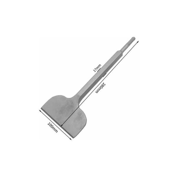 SDS Plus Flatmeisel 165mm x 75mm Vinklet Nese Meisel Profesjonell Meisel Bred Meisel for bruk i Keramiske Gulvfliser