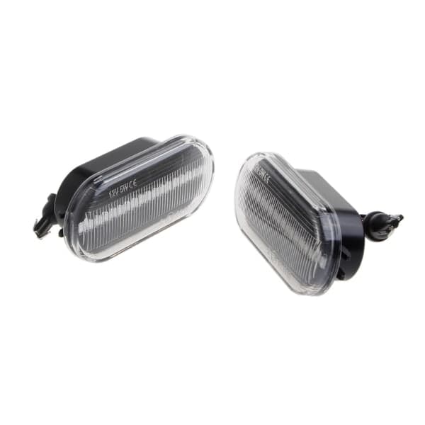 LED Dynamiske Blinklys Sekventielle Lampeindikatorer Til Golf MK3 MK4 - Passat Sort