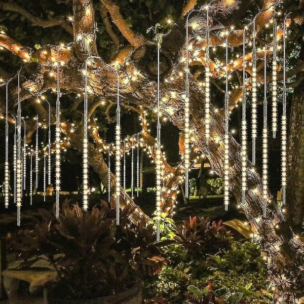 8 rør 192 LED'er Istap String Lights til juletræer Gratis Sh