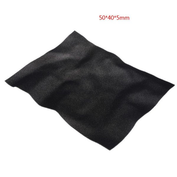 Dammskyddande svamp för olika standardplåtskåp, serverrack 3mm/0.11tum, 5mm/0.19tum tjock svamp Svart 50+40+5mm