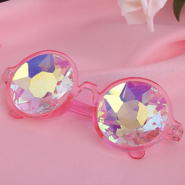 Trendikkäät Vintage Pyöreät Kaleidoskooppi Aurinkolasit Miehille Naisille Muotoilijan Lasit