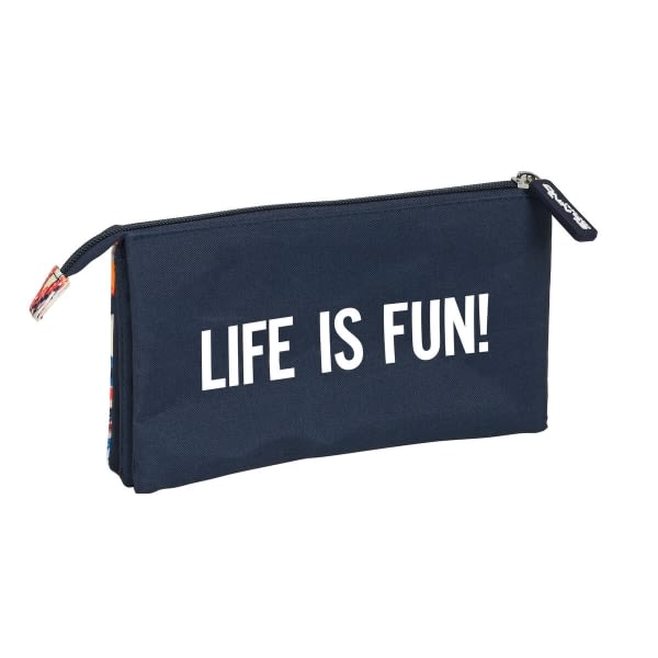 Tredubbel Carry-all El Niño Life is fun Multicolour (22 x 12 x 3 cm)