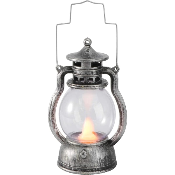 Vintage LED Lantern Håndholdt Realistisk Blinkande Flame Lamp