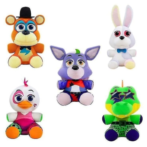 Fnaf Five Nights At Freddy's Security Breach Plyschdocka leksak för barn Present 20cm S Bear
