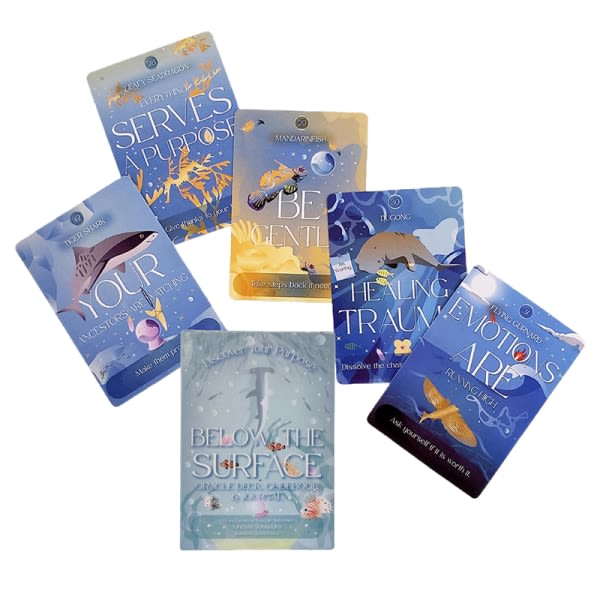 Under ytan Oracle Deck Kort Tarot Familj Fest Brädspel