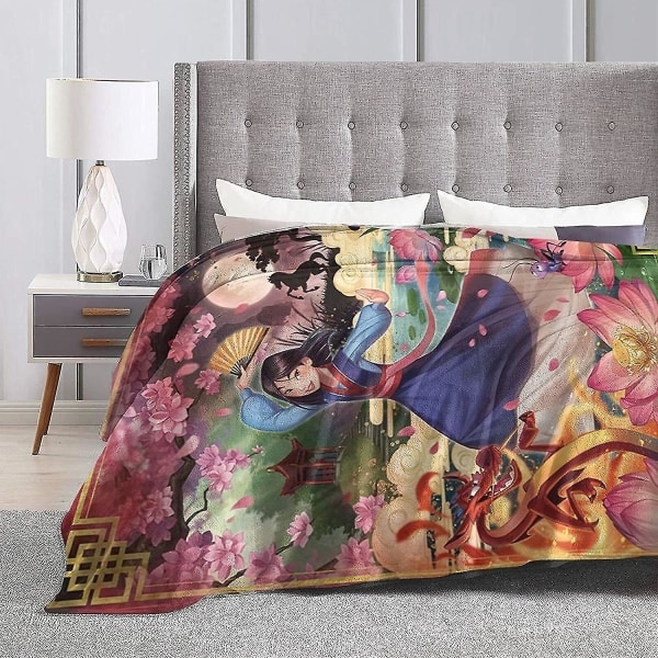 Di-sn-ey Hahmot Fleecepäiväpeitto Koti Sisustus Lämpöpeitto Sovalle -w53 50x40in 125x100cm