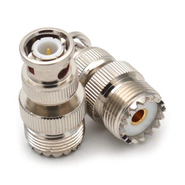 BNC til UHF RF Stikkit Coaxial BNC Han til UHF Hun RF BNC UHF Radio Adapter Kit til Antenner Trådløst LAN
