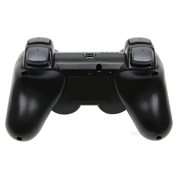 2-pak - Trådløs controller - Håndkontrol til PS3 kompatibel sort 2-pak Black 2-Pack