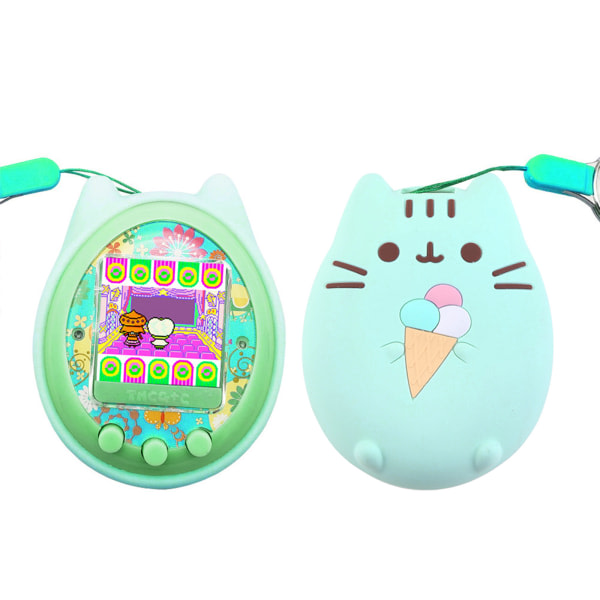 Tamagotchi-lemmikkipelin suojakotelo, matkakotelo 4U+ PS:lle m!x iD L:lle ja Meet White