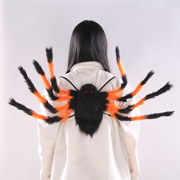 Halloween Spider Rygsæk Kostume Farverigt Spider Kostume med strop og lomme null none