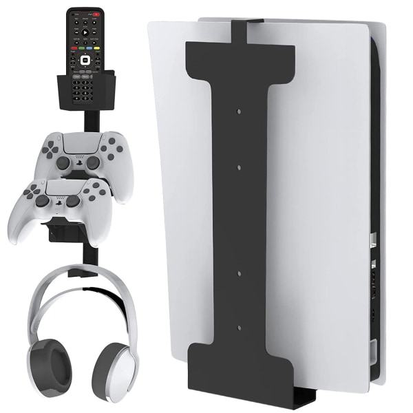 PS5-spilkonsol Universal vægmonteringsbeslag Værtsopbevaringsbeslag Spilcontroller-hovedtelefonophæng PS5-værtsbeslag Headphone Grip Bracket