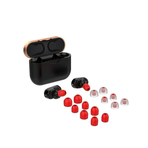 7 par silikoneørepropper til S-ony Wf-1000xm3 True Wireless Stereo Earphones Gul Yellow