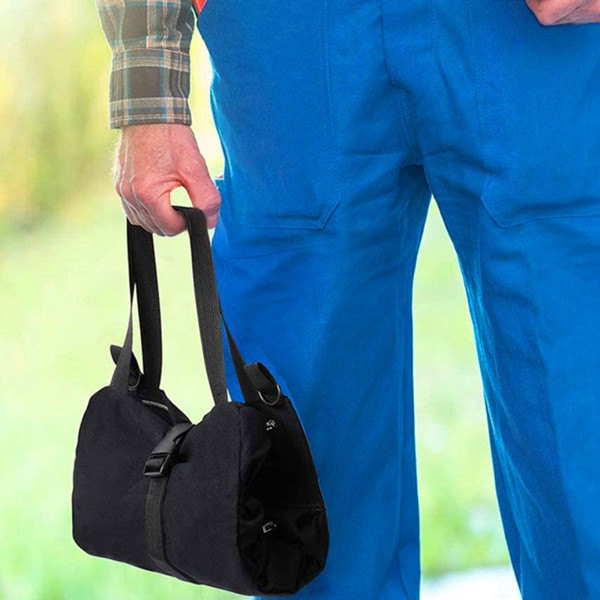 Verktøyveske med glidelåser og håndtak Multi-Tool Roll Up Vesker for Katt Verksted Garasje Hengeverktøy Bærer Khaki